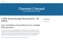 Tablet Screenshot of clermont-l-herault.com